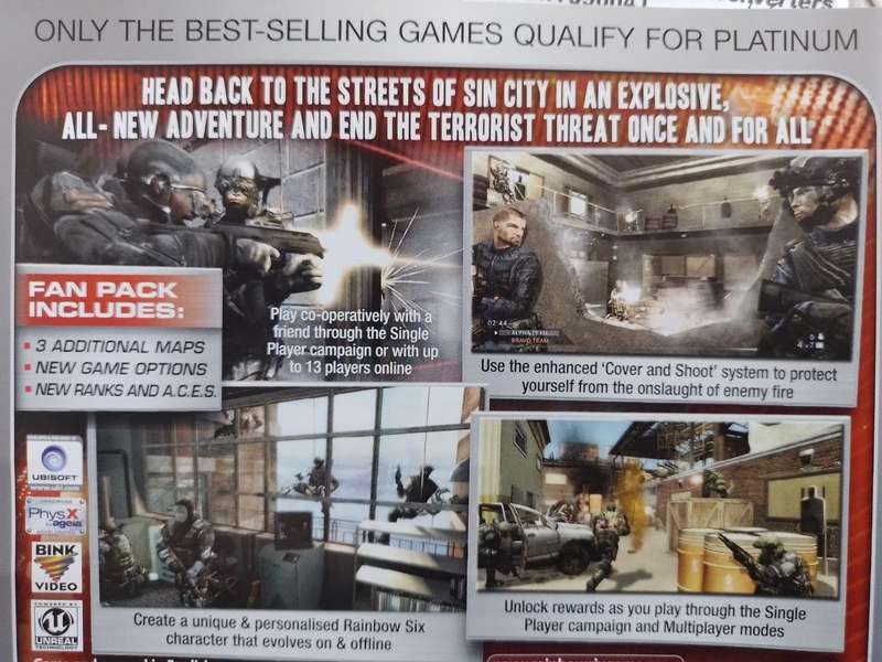 PS3 - Tom Clancy`s Rainbow Six Vegas 2 Complete Edition - Platinum