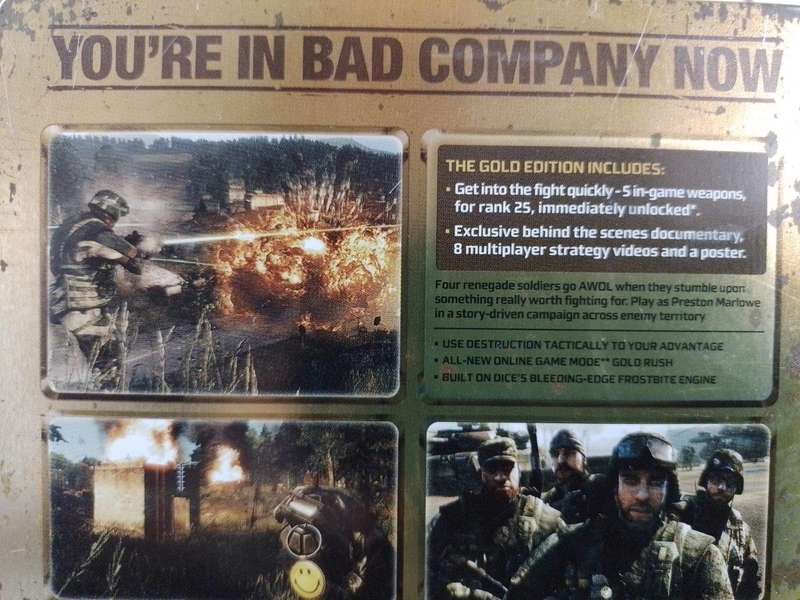 PS3 - Battlefield Bad Company Gold Edition (Steelbook)