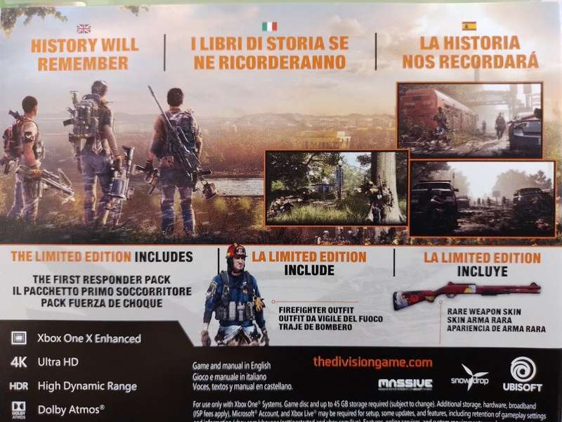 Xbox ONE - Tom Clancy's The Division 2 Limited Edition