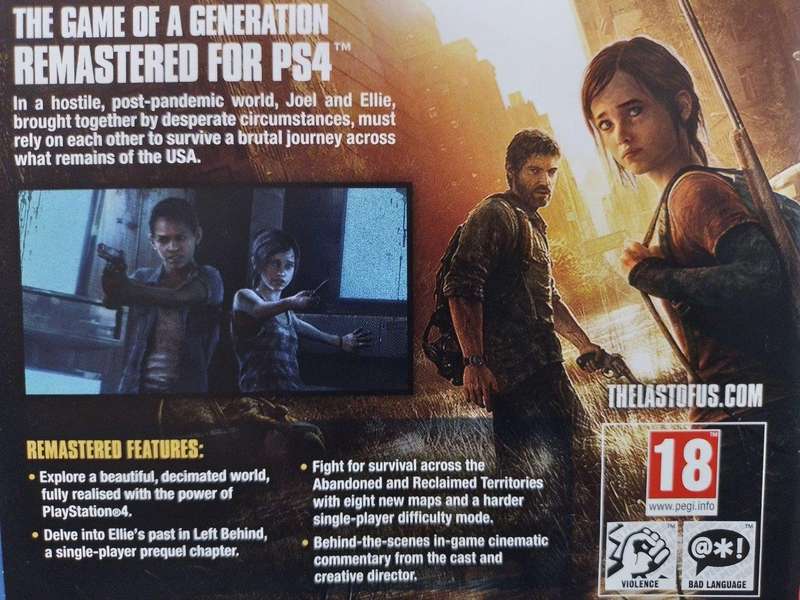 PS4 - The Last of Us Remastered - Playstation Hits