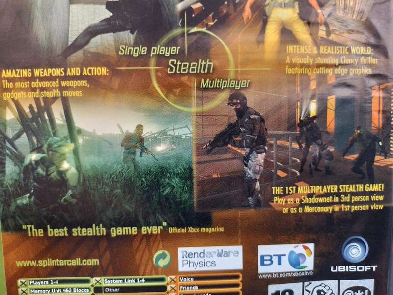 Xbox - Tom Clancy Splinter Cell Pandora Tomorrowac