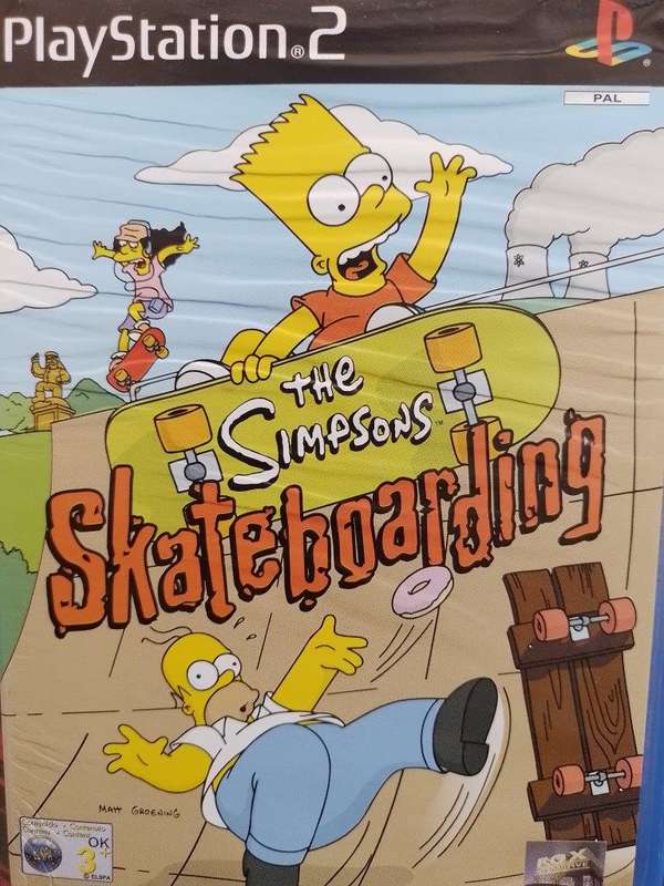 PS2 - The Simpsons Skateboarding