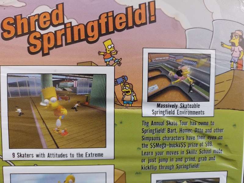 PS2 - The Simpsons Skateboarding