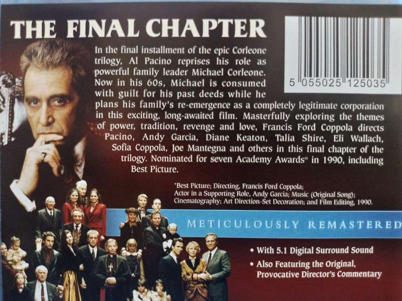 Blu-ray - The Godfather Part III