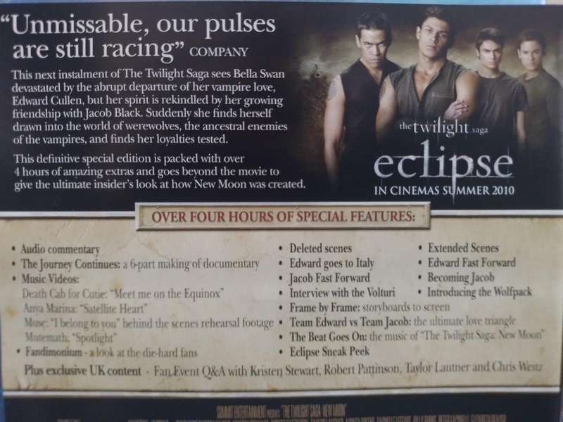 Blu-ray - The Twilight Saga New Moon