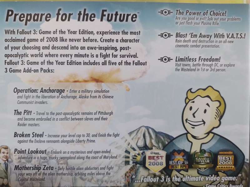 Xbox 360 - Fallout 3 Game of The Year Edition