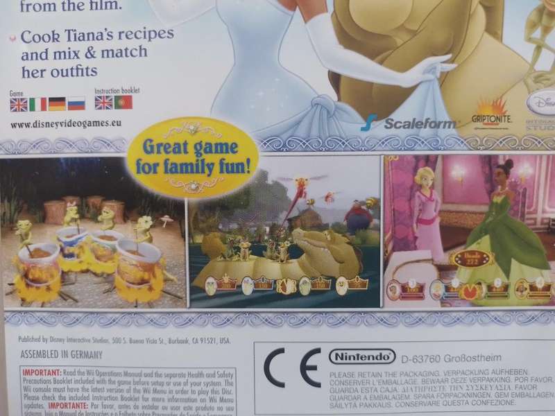 Wii - The Princess and The Frog