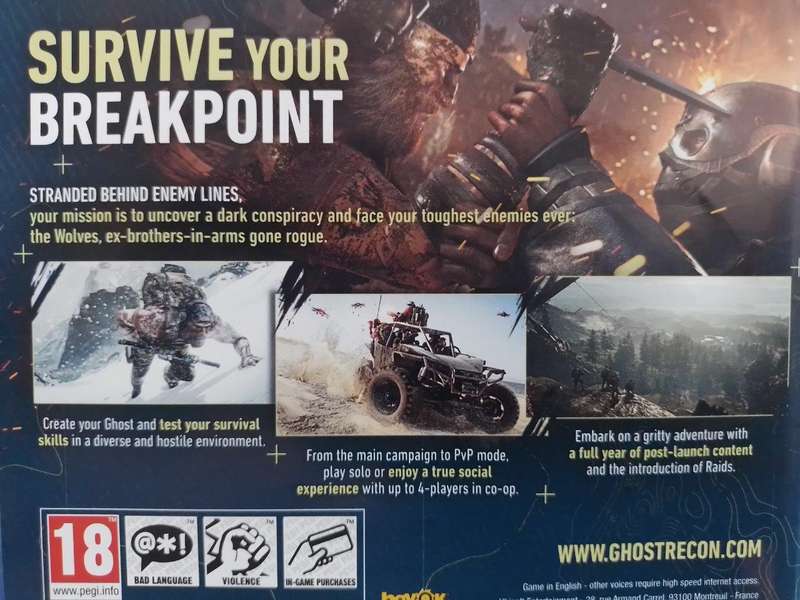 PS4 - Tom Clancy's Ghost Recon BreakPoint