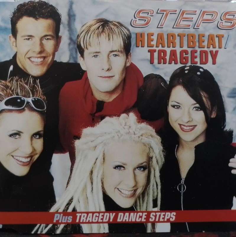 CD - Steps - Heartbeat / Tragedy (Single) - CDHIPS (WS) 9082