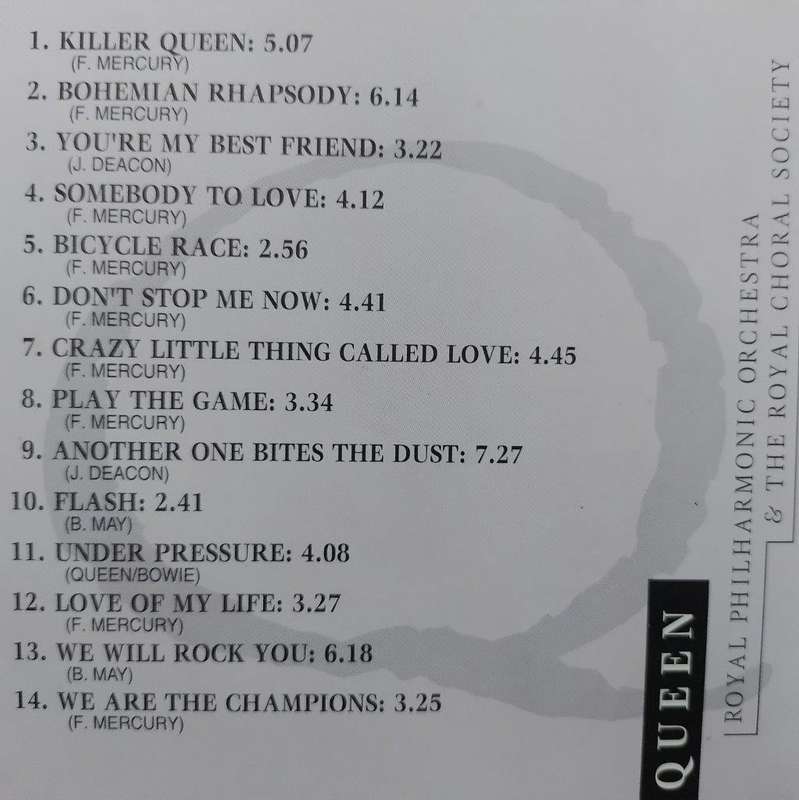 CD - Music of Queen Symphonic Rock
