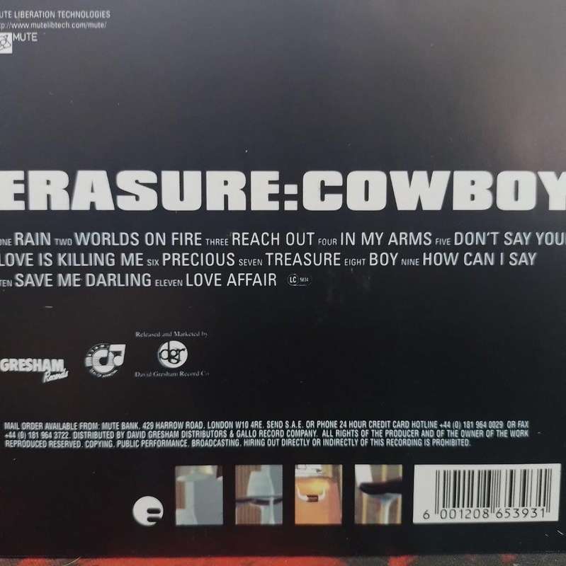 CD - Erasure - Cowboy