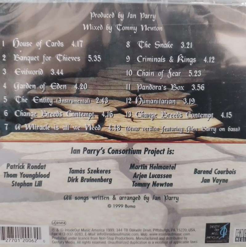 CD - Ian Parry's Consortium Project (New Sealed)