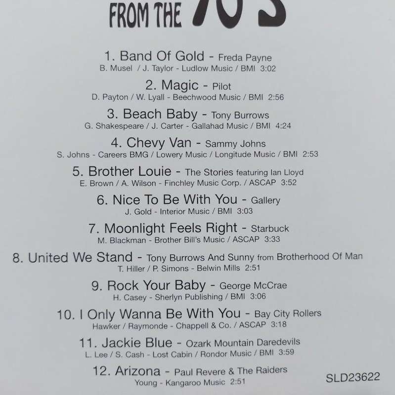 CD - Various - Hit Songs From The 70's