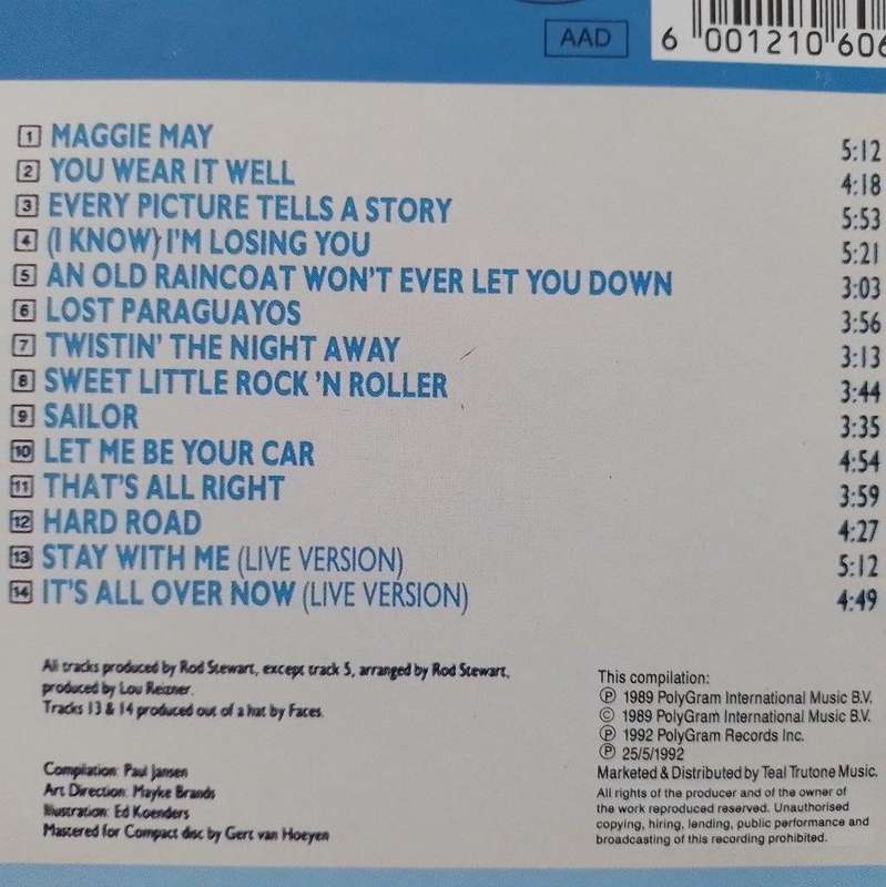 CD - Rod Stewart - The Rock Album