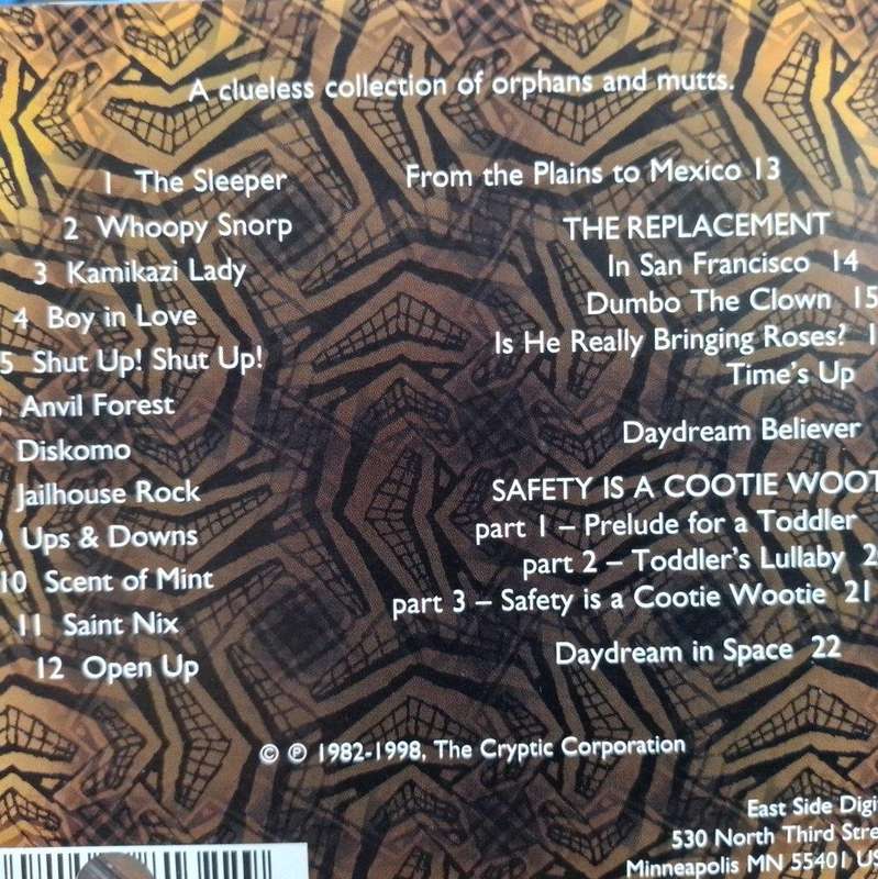 CD - The Residents - Residue Deux - ESD 81322