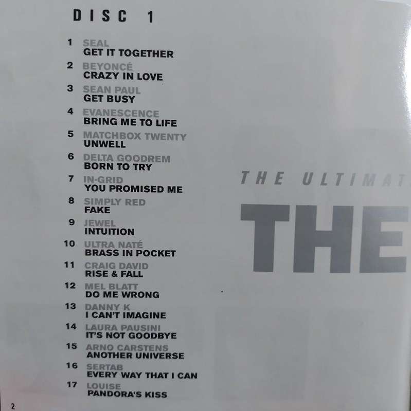 CD - The Hits 10 - The Ultimate Hit Collection (2cd)