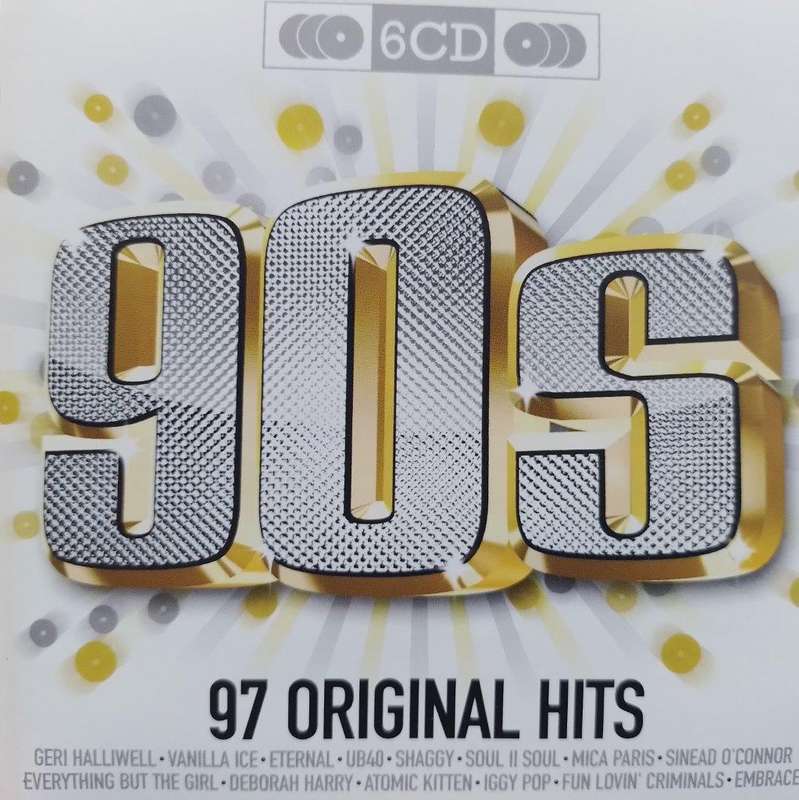 CD - Various - 90's 97 Original Hits (6cd's)