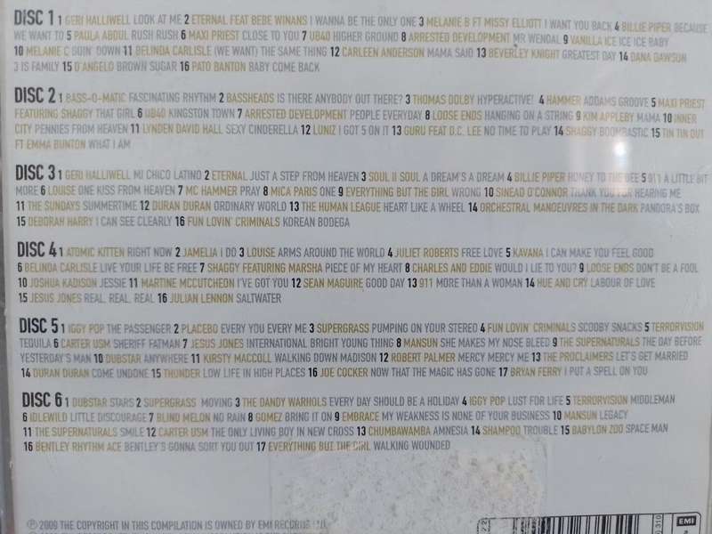 CD - Various - 90's 97 Original Hits (6cd's)