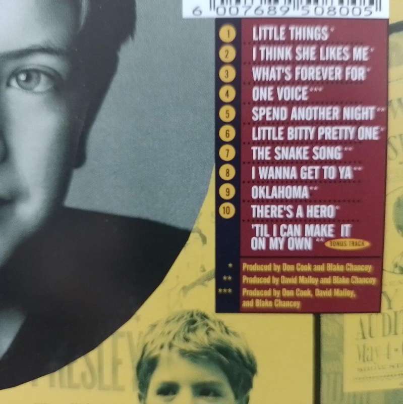 CD - Billy Gilman - One Voice