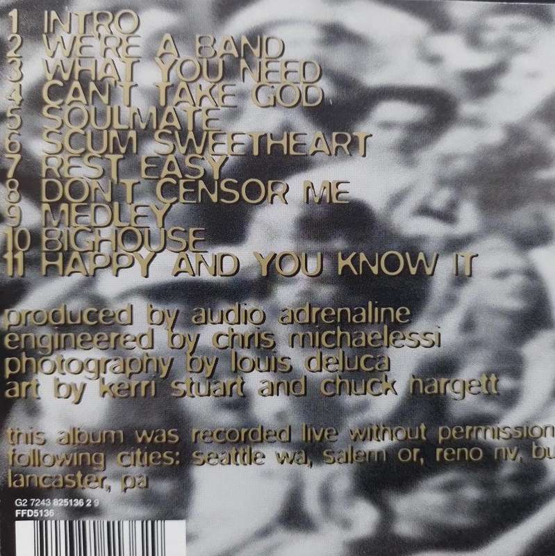 CD - Audio Adrenaline -  Live bootleg