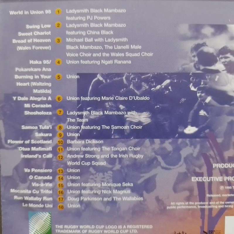 CD - Various Artists Anthems World In Union