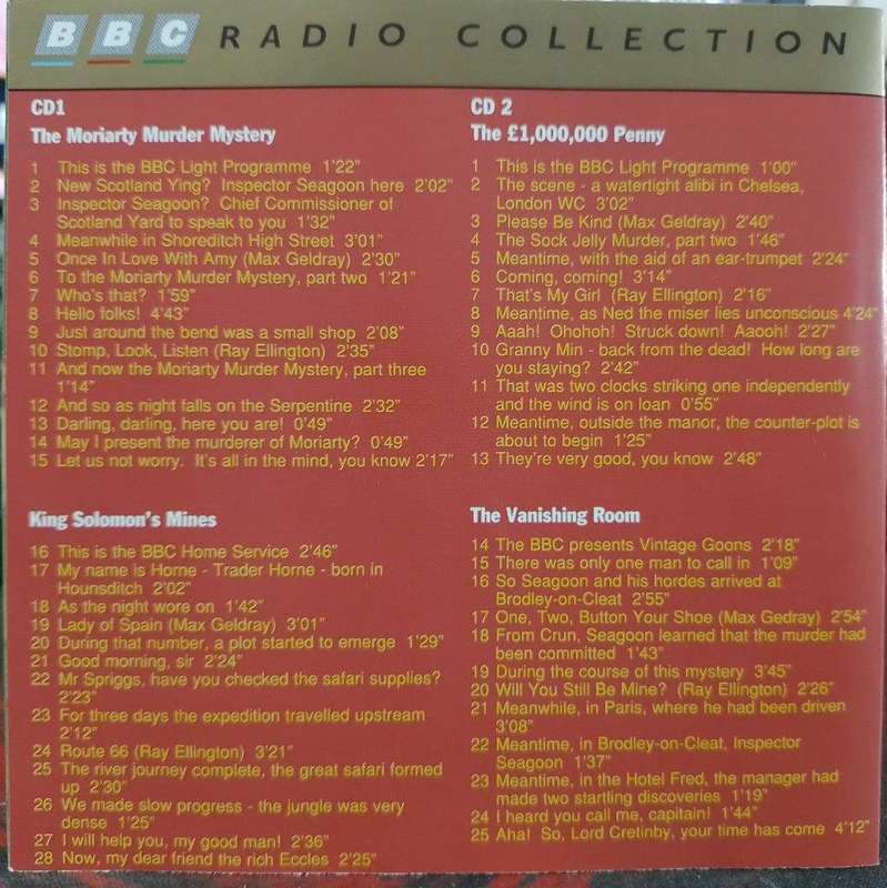 CD - The Goon Show - It's all in the mind, you know! (2CD)
