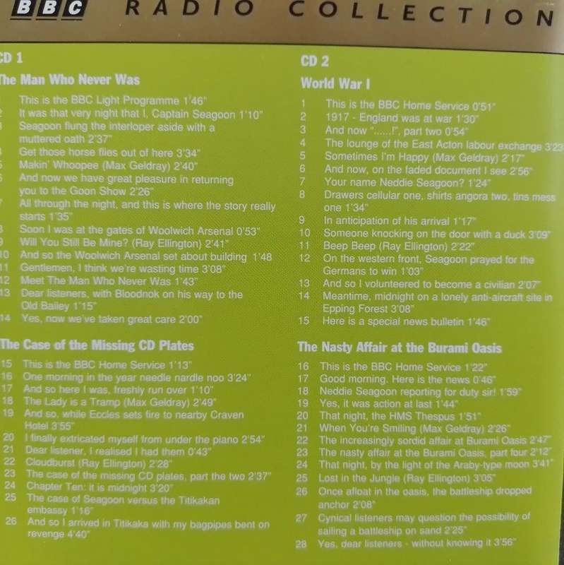 CD - The Goon Show - My Knees have fallen off (2CD)
