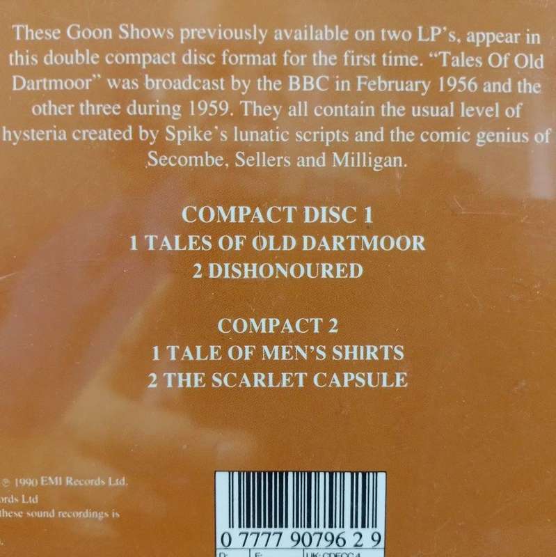 CD - The Goon Show - Vol.1 (2CD)