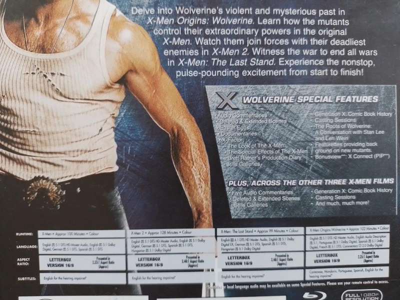 Blu-ray - X-Men Quadrilogy