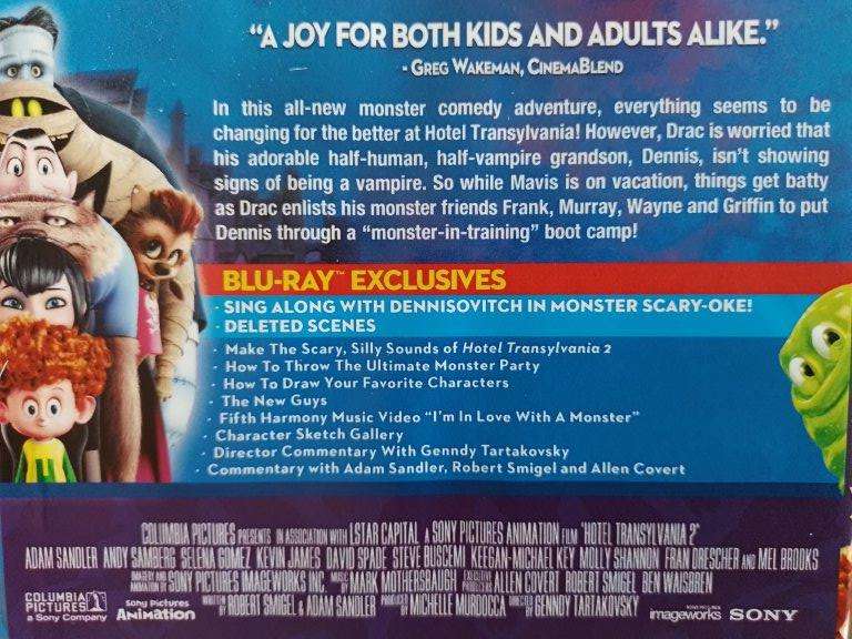 Blu-ray - Hotel Transylvania 2