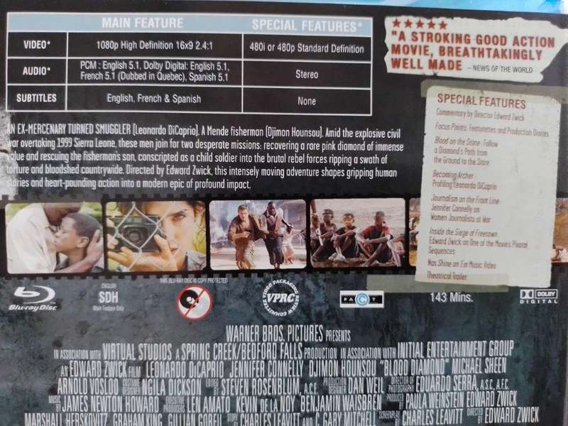 Blu-ray - Blood Diamond