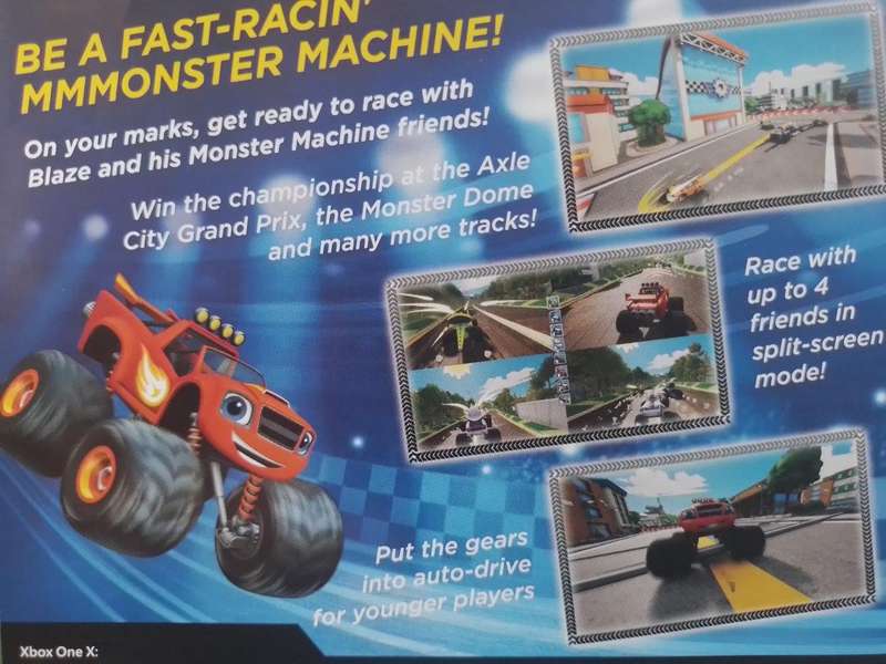 Xbox ONE - Blaze And The Monster Machines Axle City Racers (Xbox ONE + Series X)