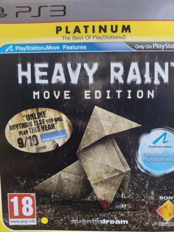PS3 - Heavy Rain Move Edition - Platinum