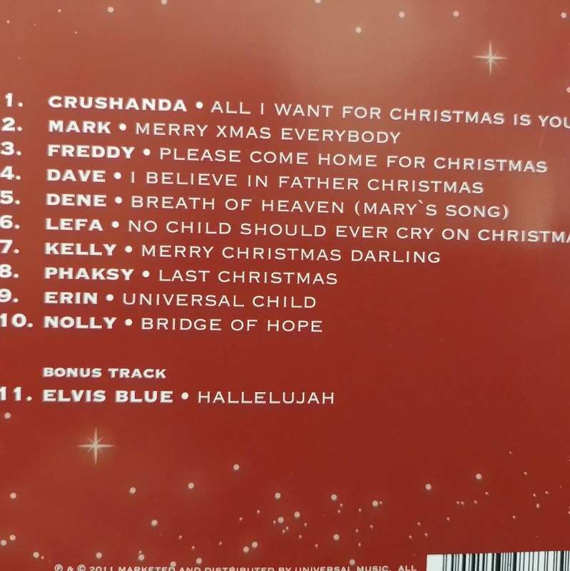 CD - The Idols Top 10 The Christmas Album