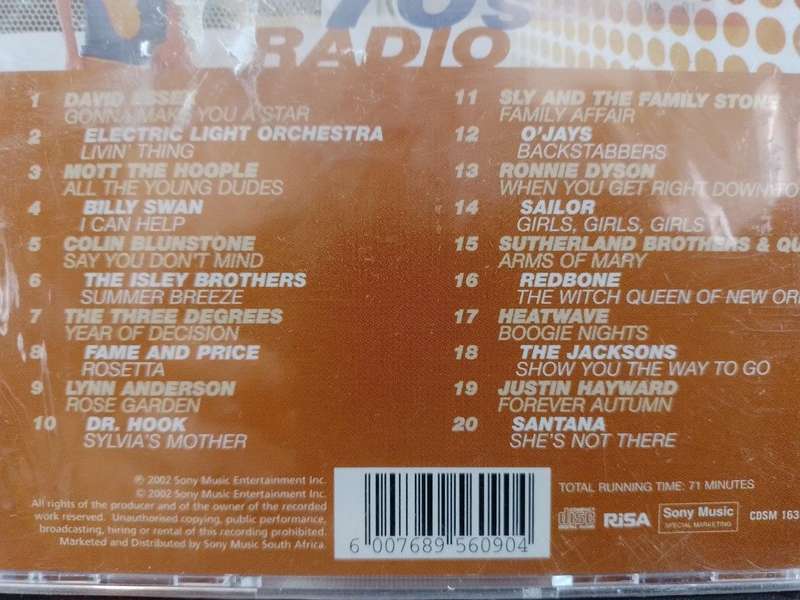 CD - Various - On Your 70's Radio (New Sealed)