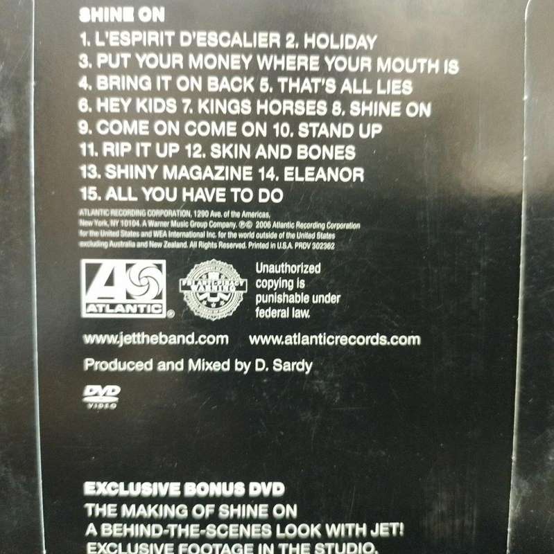 CD - Jet - The Making of Shine on DVD (Card Sleeve Ccover) Promo only