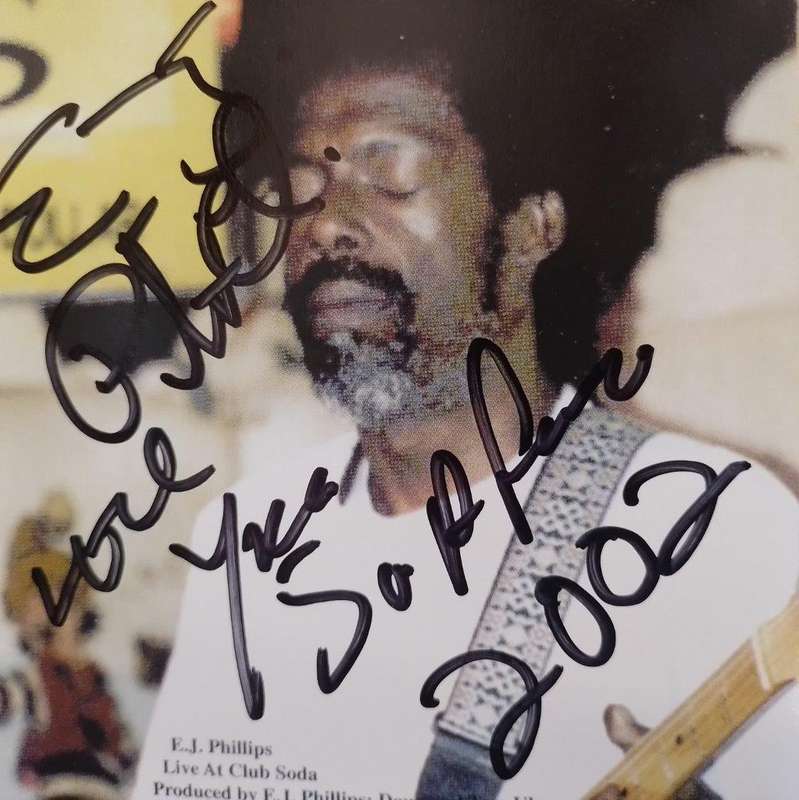 CD - EJ Phillips - Live at Club Soda (Signed)