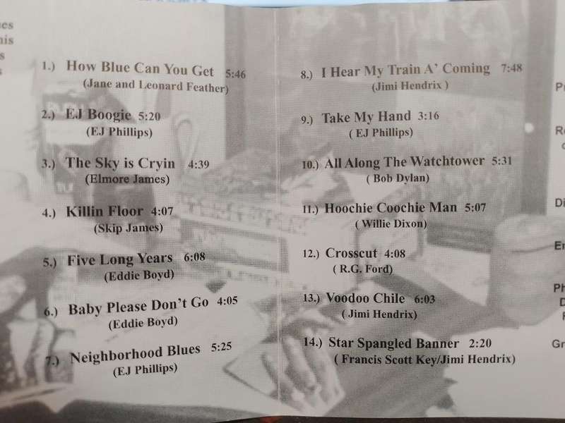 CD - EJ Phillips - Live at Club Soda (Signed)