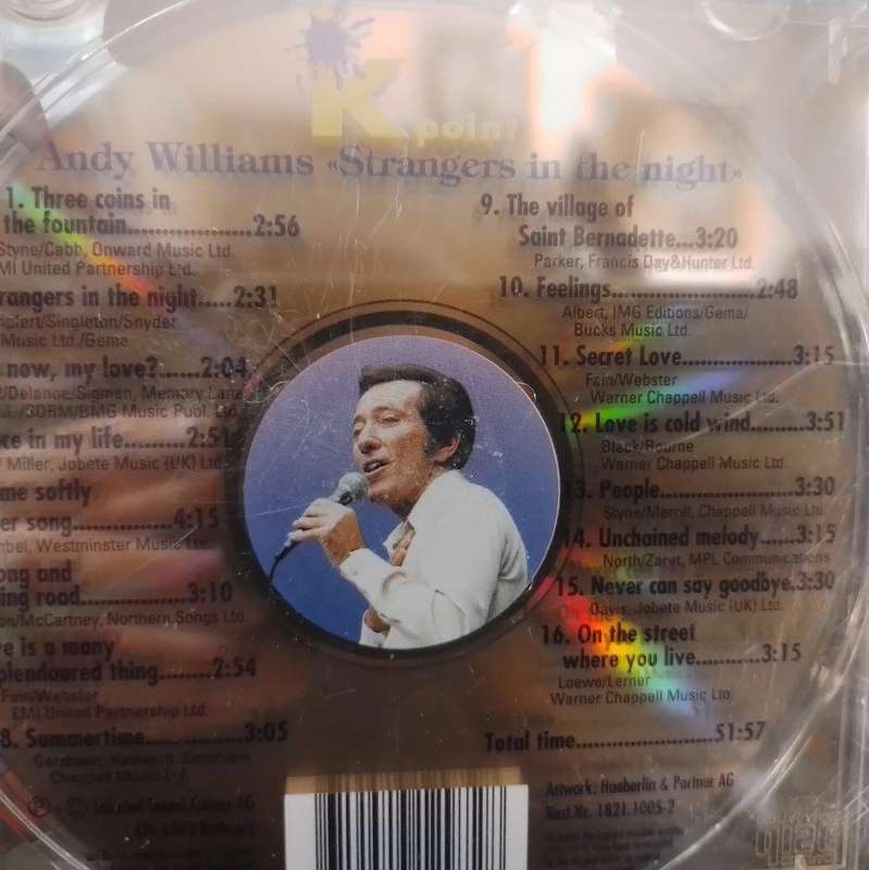 CD - Andy Williams - Strangers in the Night