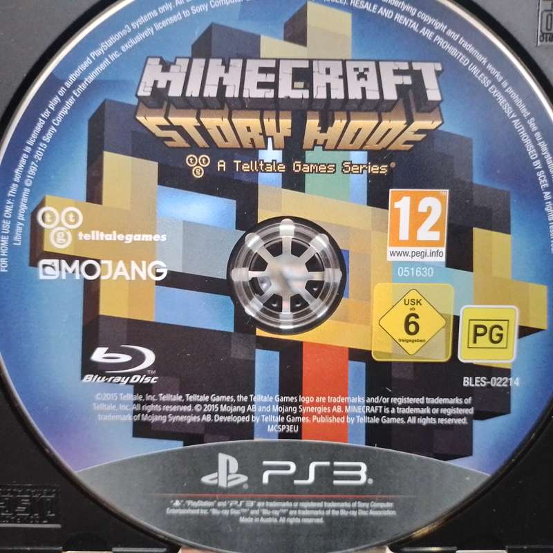PS3 - Minecradt Story Mode (Disc Only)
