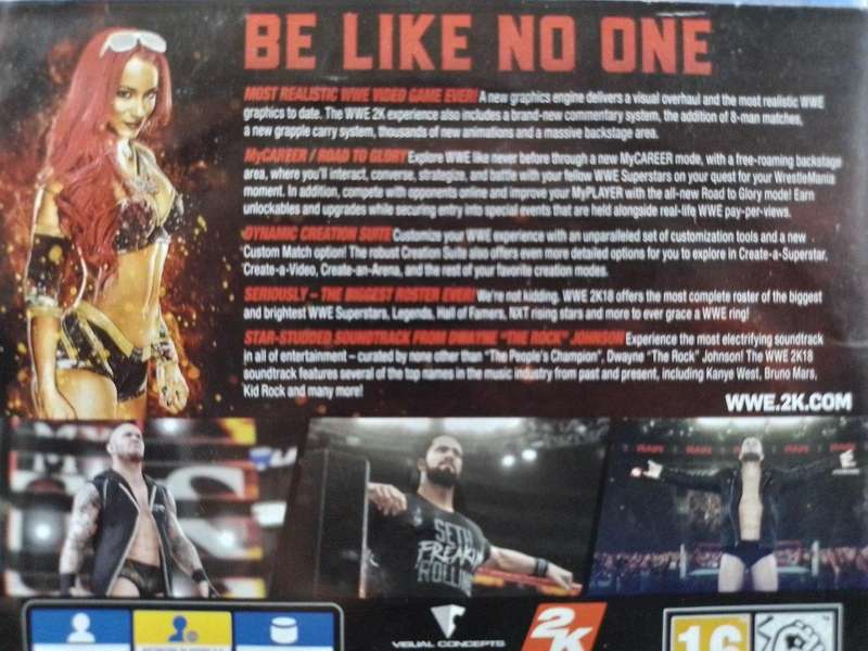 PS4 - WWE 2k18