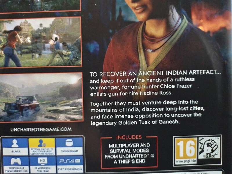 PS4 - Uncharted The Lost Legacy