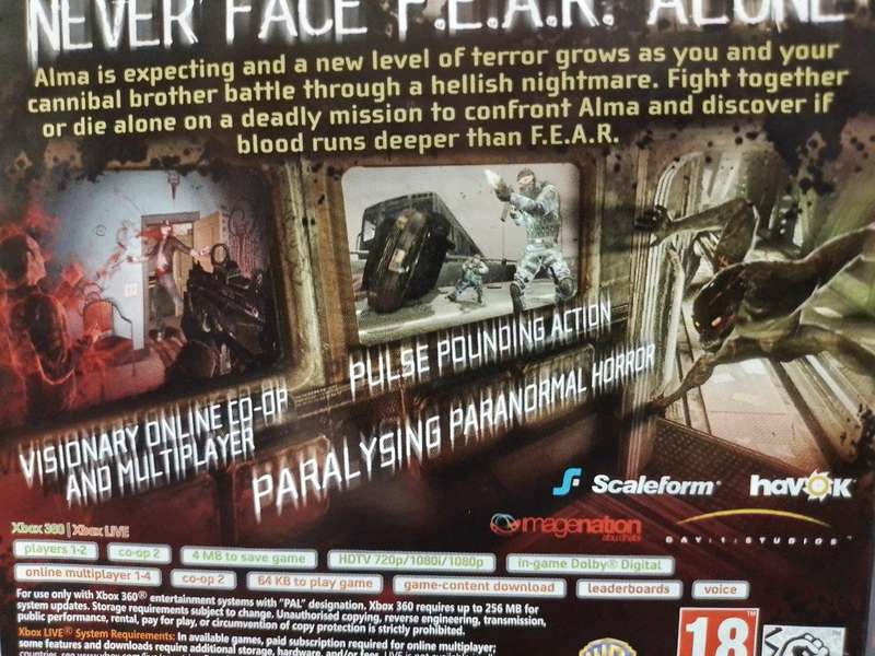 Xbox 360 - FEAR 3