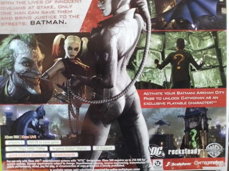 Xbox 360 - Batman Arkham City (NTSC)