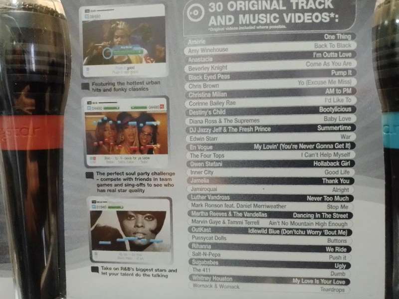 PS2 - Official Sony Wired Singstar Microphones with USB adaptor + Singstar R&B (NOS Factory Sealed)