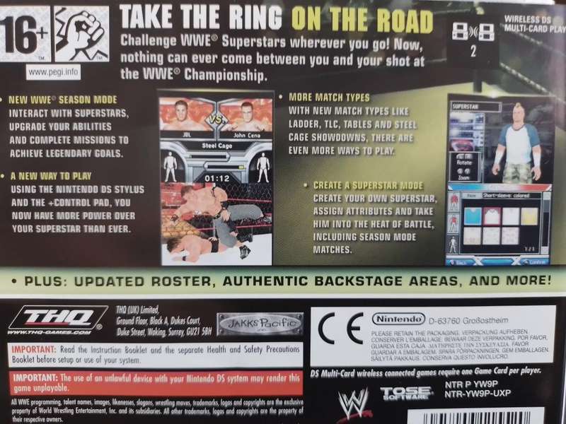 Nintendo DS - WWE Smackdown vs Raw 2009