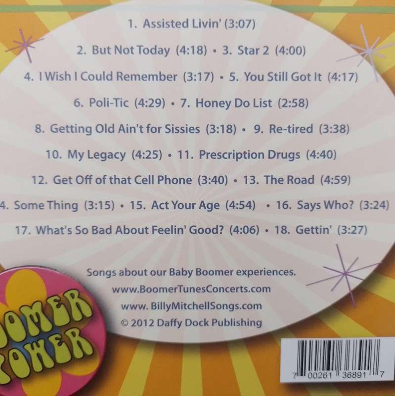 CD - Billy Mitchell - Boomer Power