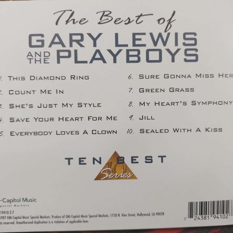 CD - Gary Lewis and the Playboys - The Best of