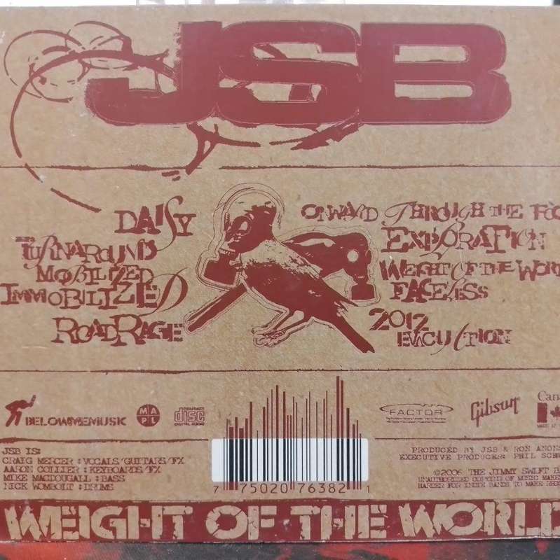 CD - Jimmy Swift Band - Weight Of The World (Digipak)