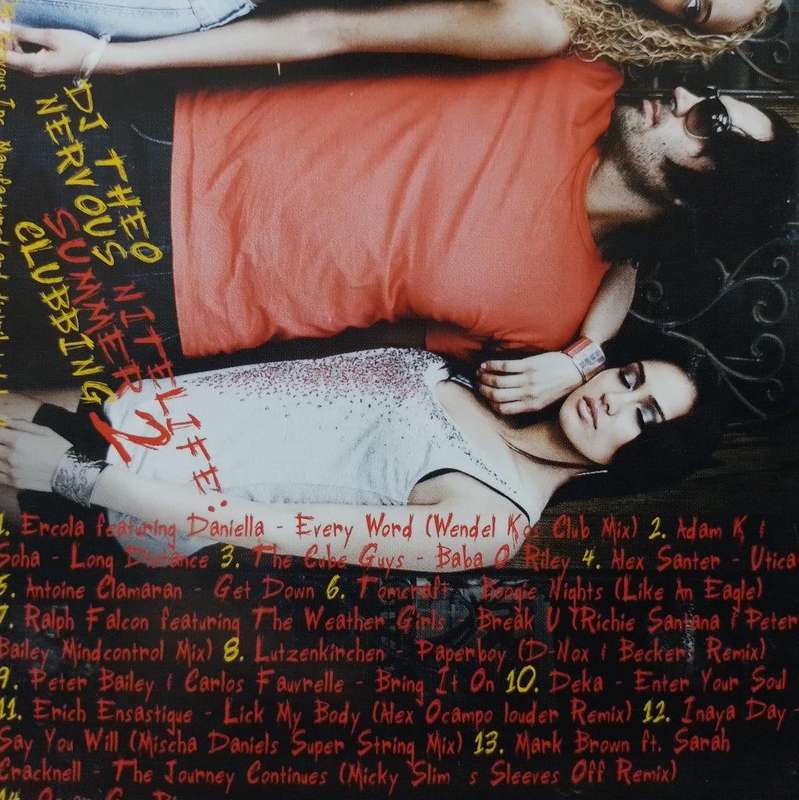 CD - DJ Theo - Nervous Nitelife: Summer Clubbing Vol 2 (Digipak)